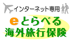 インターネット専用eとらべる海外旅行保険